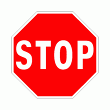FERMARSI E DARE PRECEDENZA (STOP)
