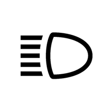 SIMBOLO PROIETTORI ABBAGLIANTI