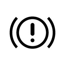 SIMBOLO FUNZIONAMENTO DIFETTOSO DEL SISTEMA FRENANTE